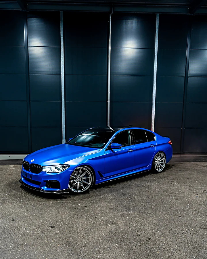 BMW (G30), KPMF Matte Iced Blue Titanium